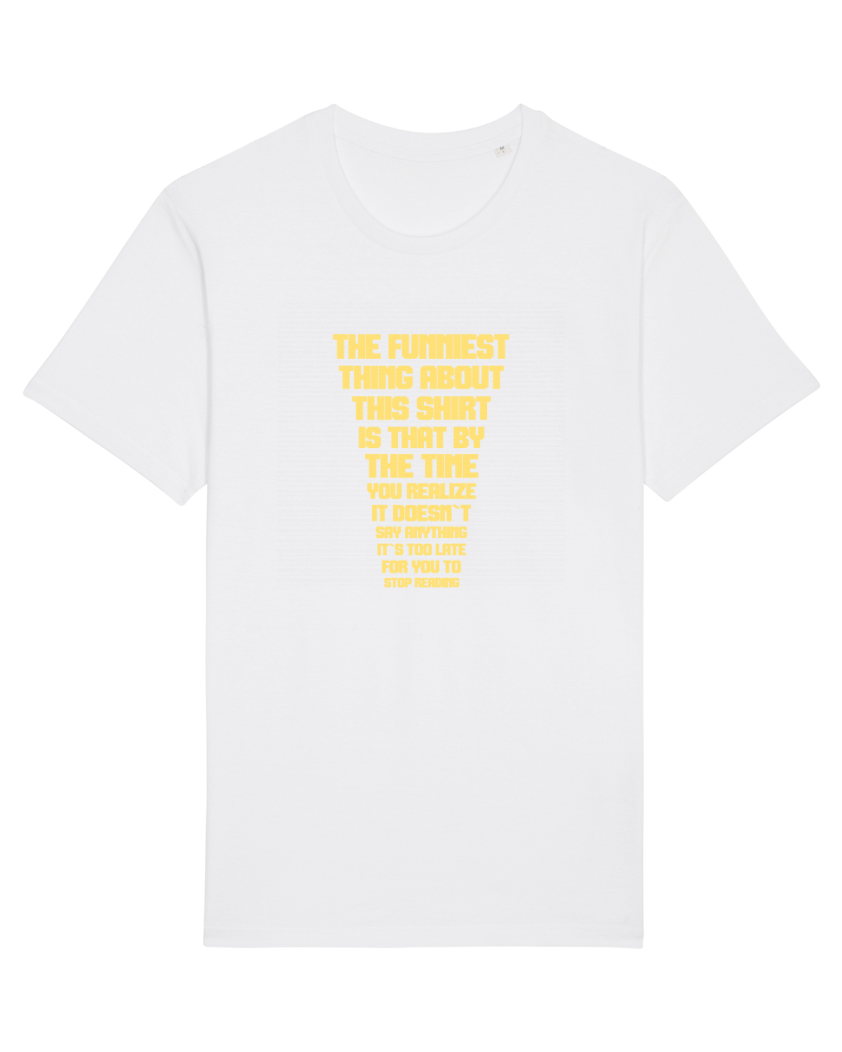 Tricou mânecă scurtă Unisex Rocker White