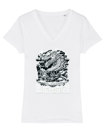 Dragon- silent protector White
