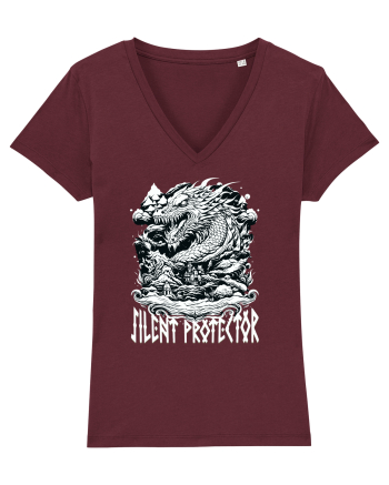 Dragon- silent protector Burgundy