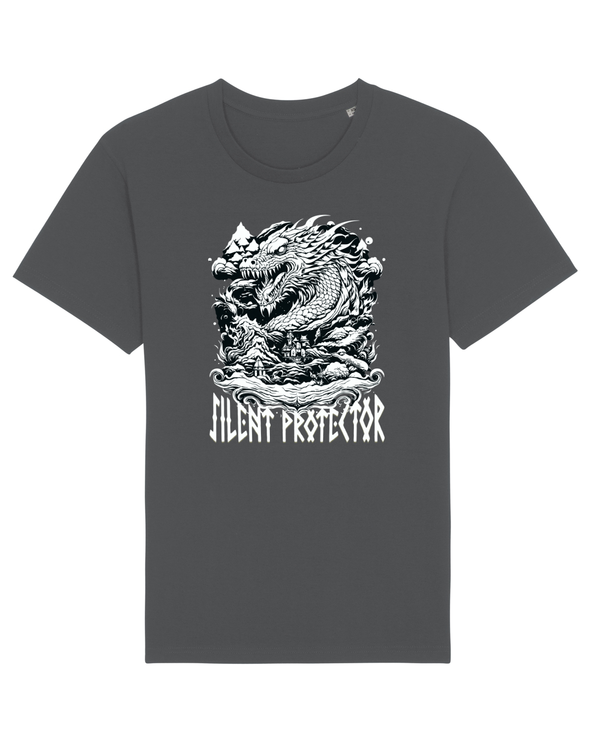 Tricou mânecă scurtă Unisex Rocker Anthracite