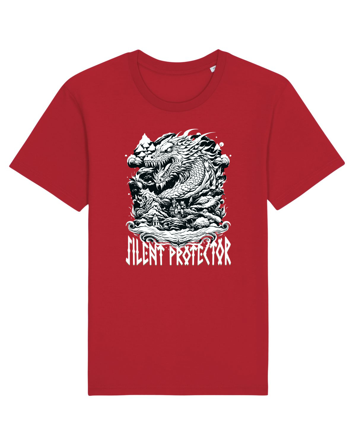 Tricou mânecă scurtă Unisex Rocker Red