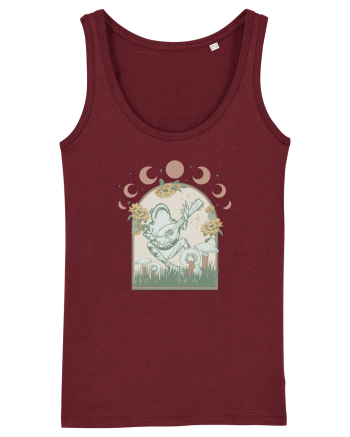 Cottagecore - frog Burgundy