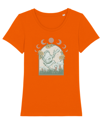 Cottagecore - frog Bright Orange