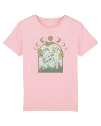 Cottagecore - frog Cotton Pink