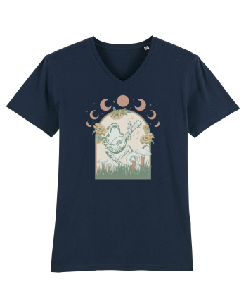 Cottagecore - frog French Navy