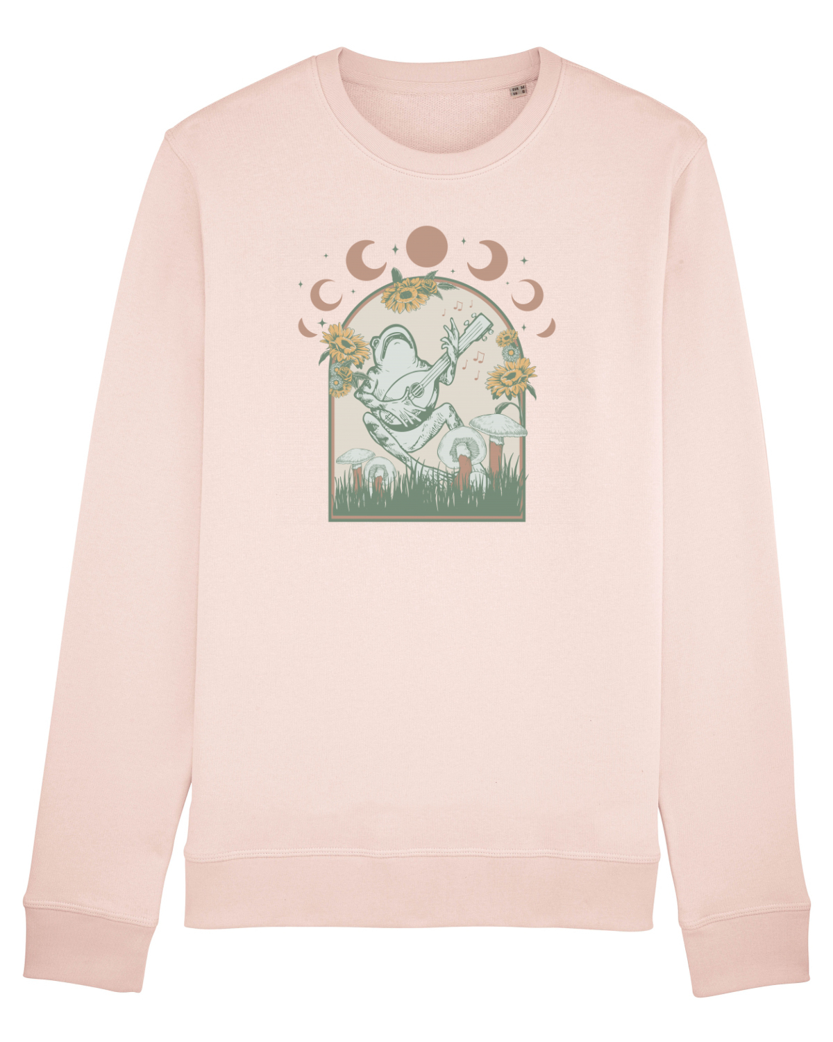 Bluză mânecă lungă Unisex Rise Candy Pink