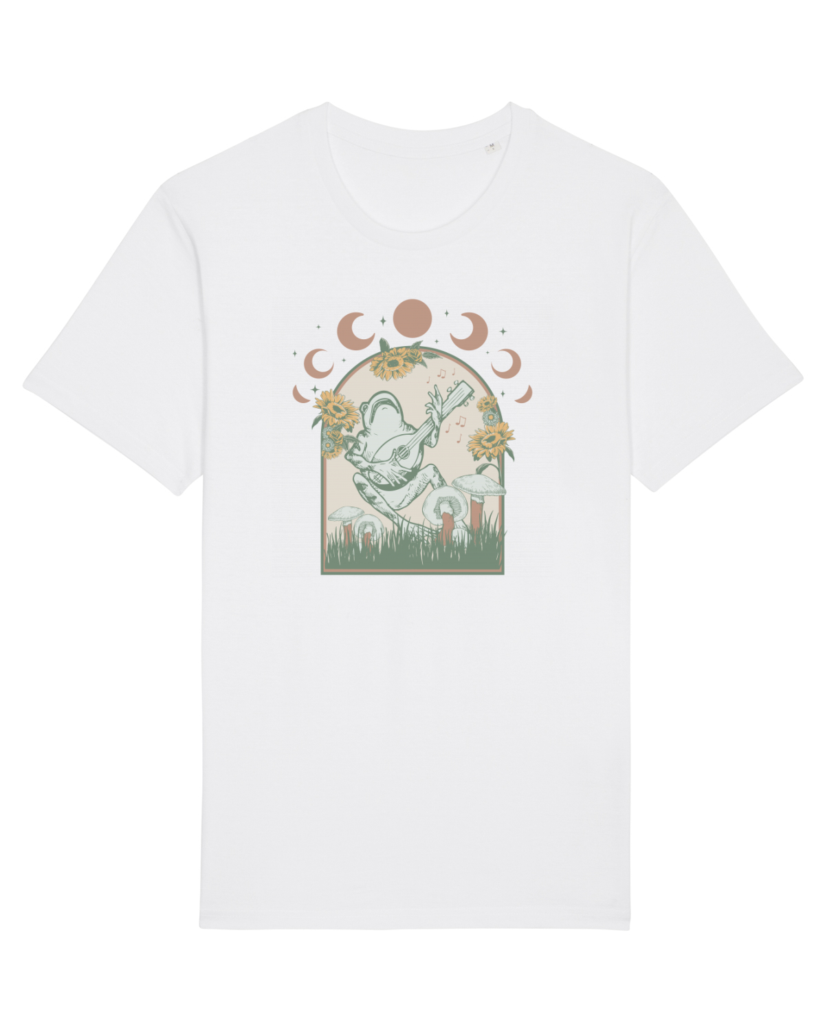 Tricou mânecă scurtă Unisex Rocker White