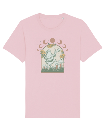 Cottagecore - frog Cotton Pink