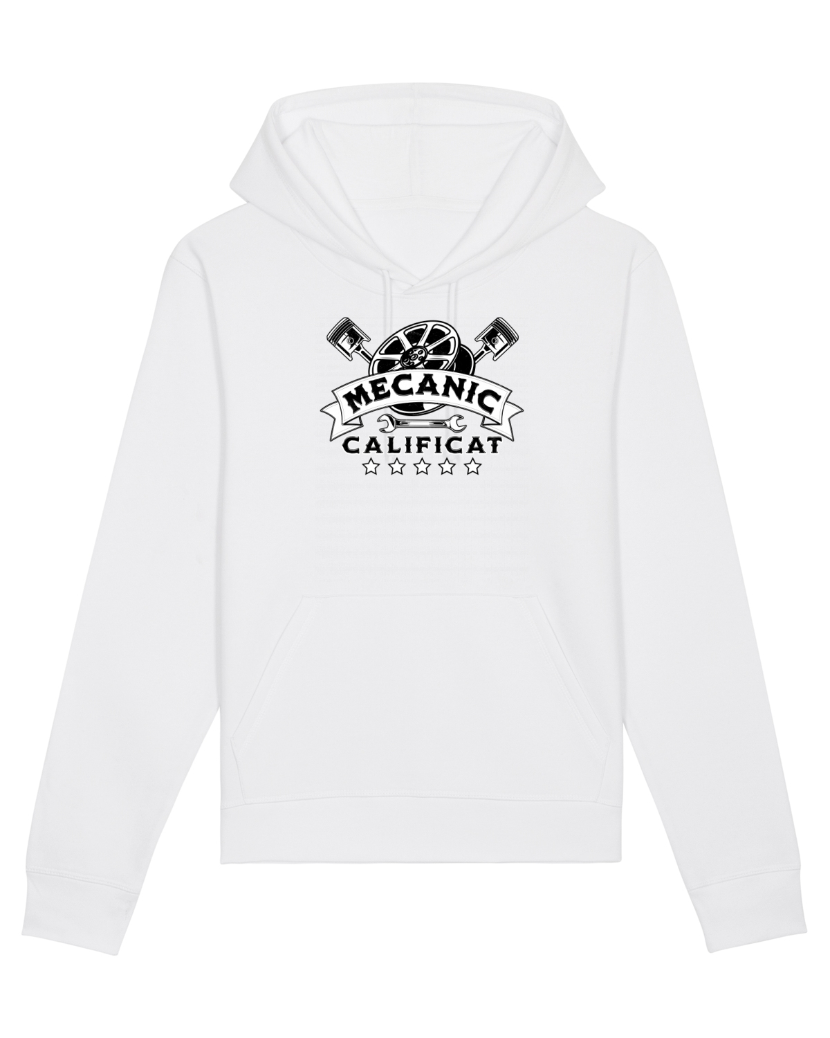 Hanorac Unisex Drummer White