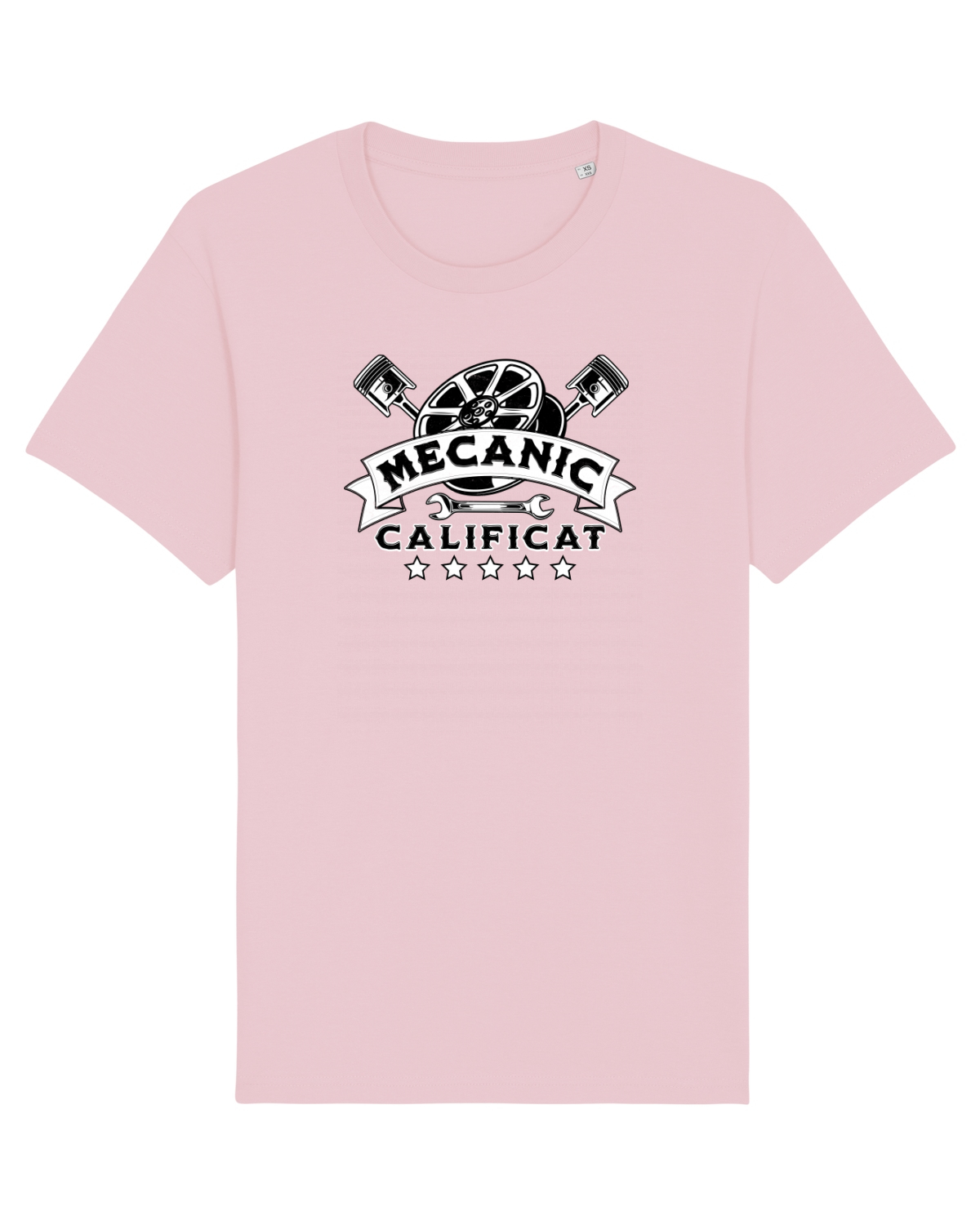 Tricou mânecă scurtă Unisex Rocker Cotton Pink