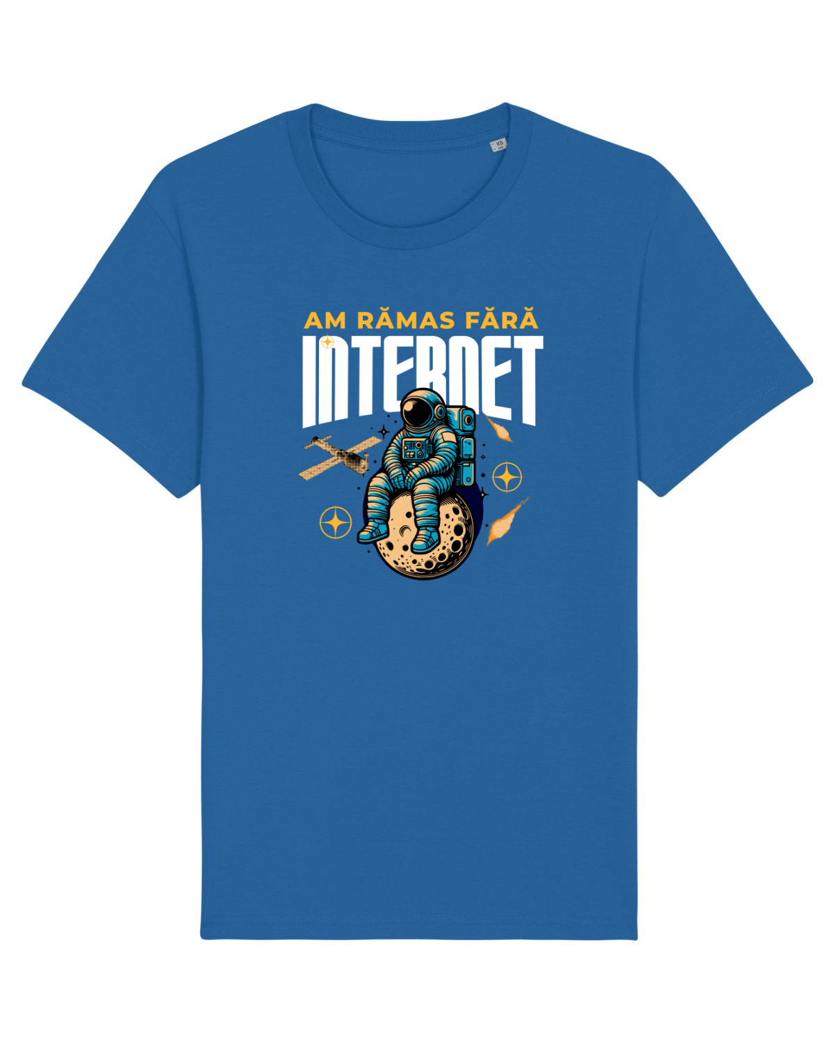 Tricou mânecă scurtă Unisex Rocker Royal Blue