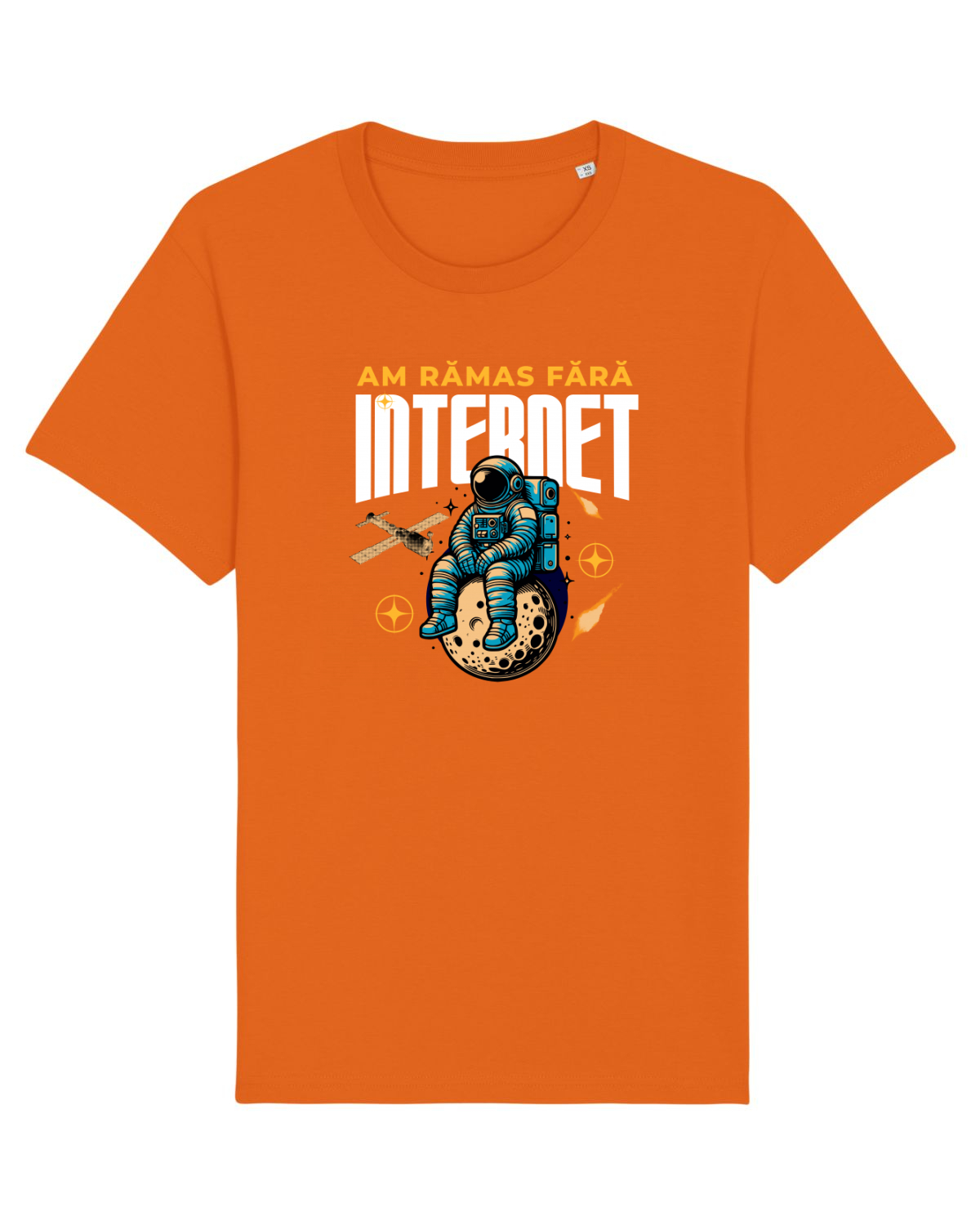 Tricou mânecă scurtă Unisex Rocker Bright Orange
