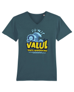 Surfing - Prinde valul Tricou mânecă scurtă guler V Bărbat Presenter