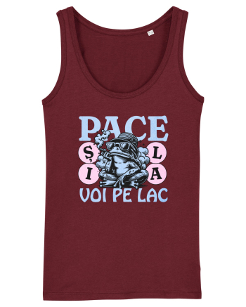 Pace pe lac Burgundy