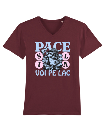 Pace pe lac Burgundy