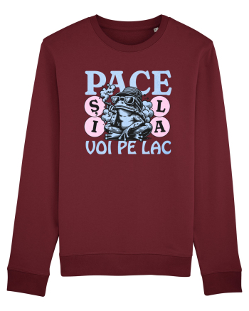 Pace pe lac Burgundy