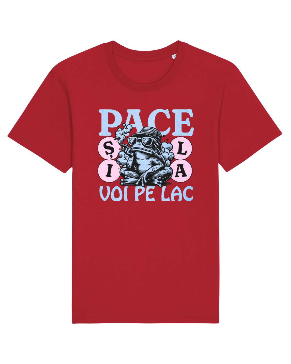 Tricou mânecă scurtă Unisex Rocker Red
