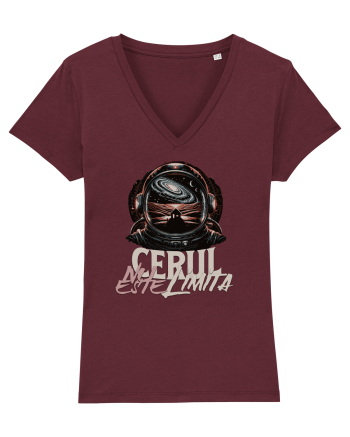 Astronaut - cerul nu este limita Burgundy