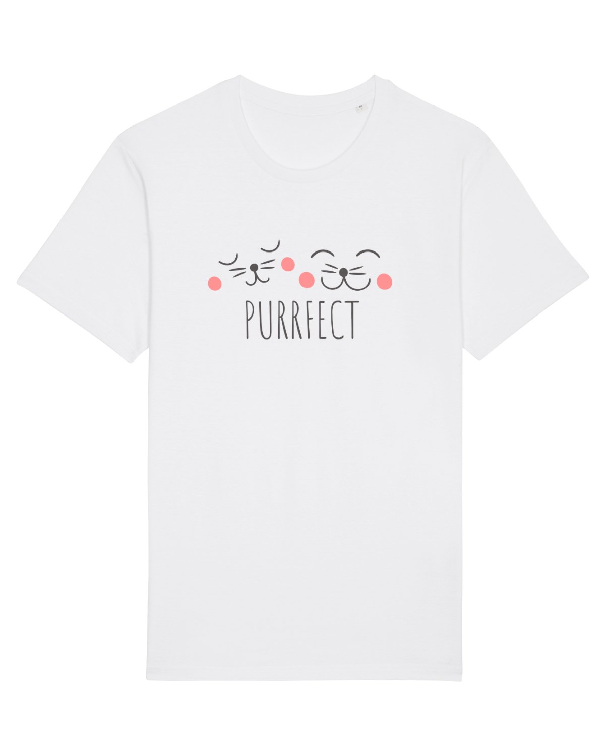 Tricou mânecă scurtă Unisex Rocker White