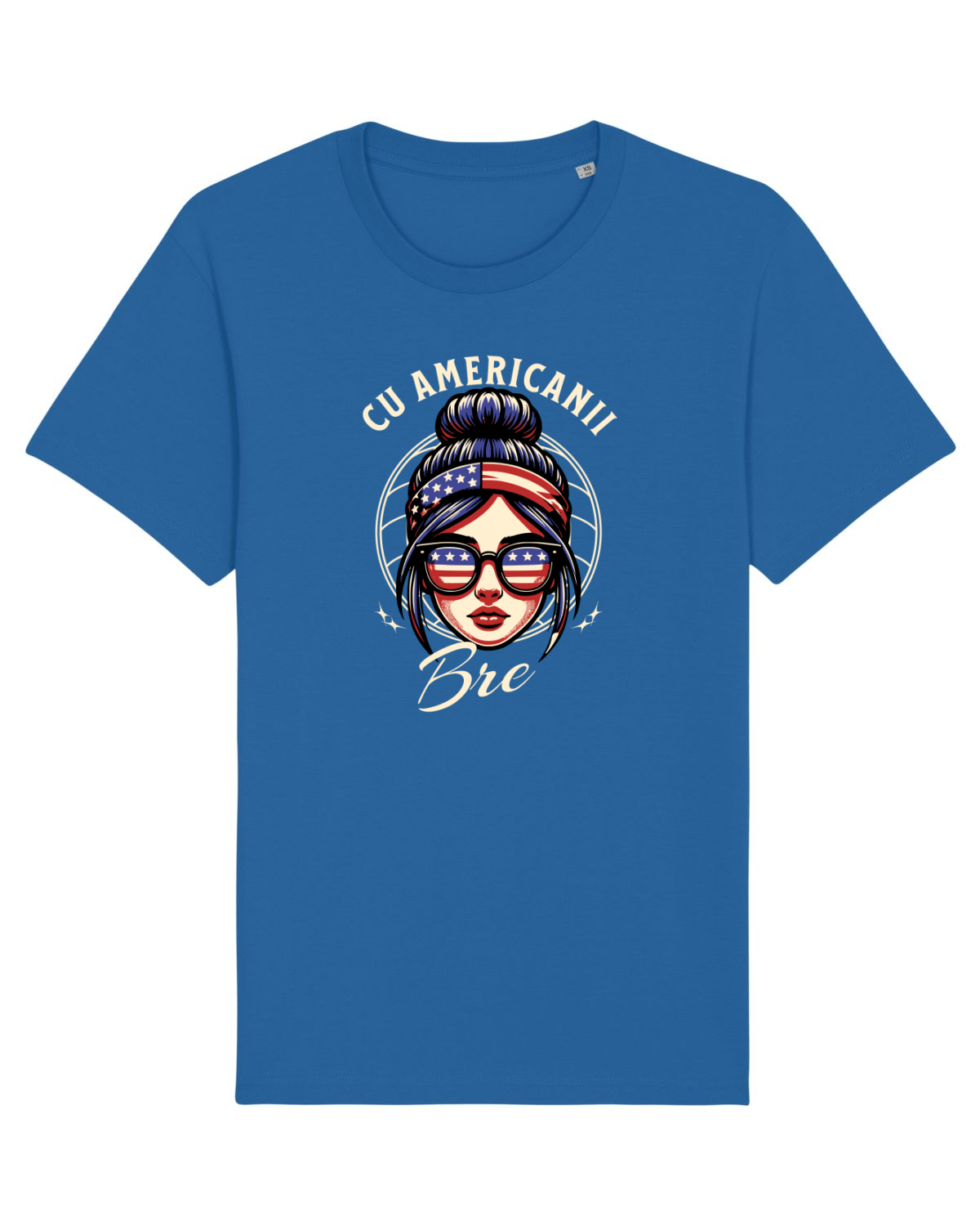 Tricou mânecă scurtă Unisex Rocker Royal Blue