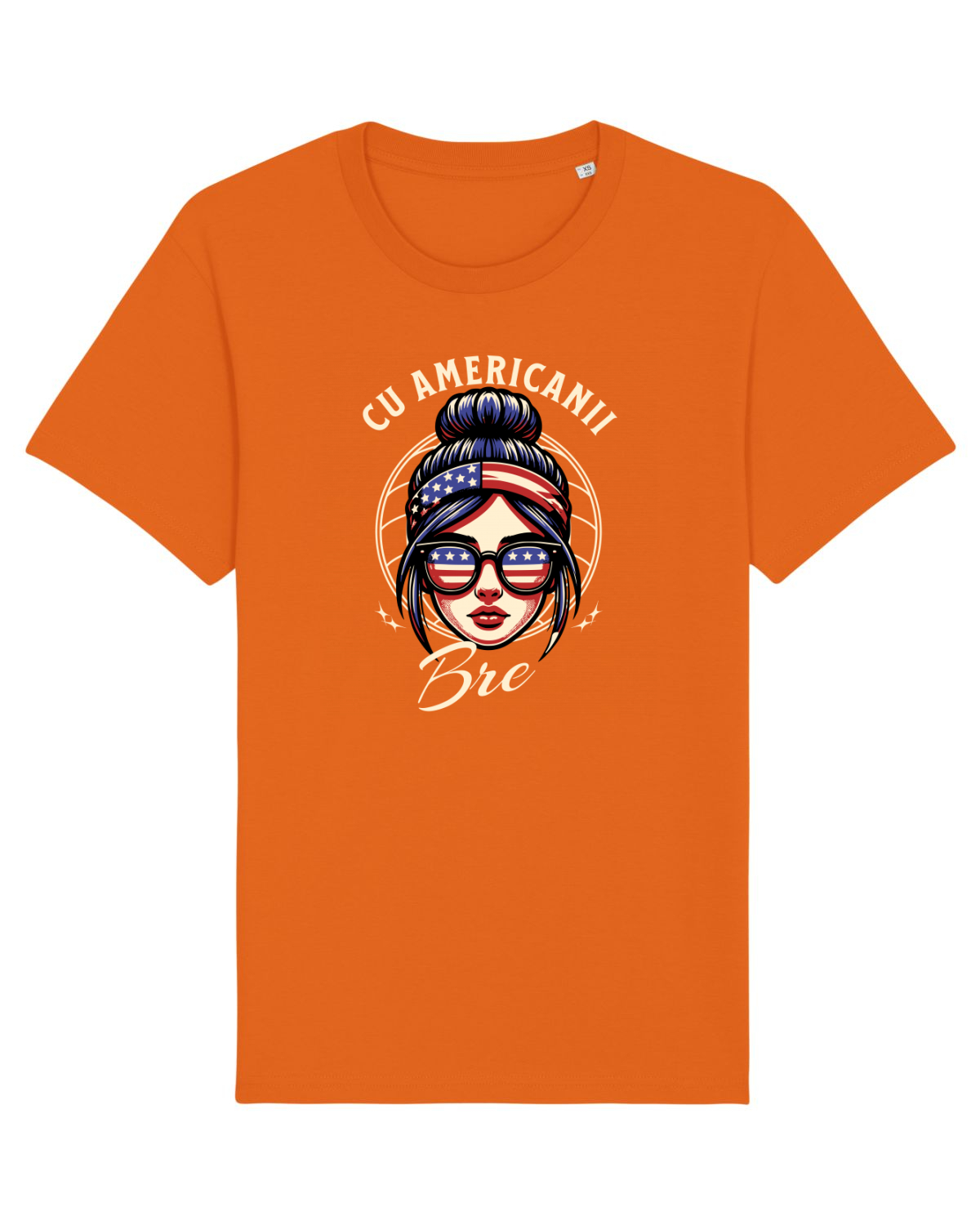 Tricou mânecă scurtă Unisex Rocker Bright Orange