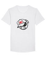 JDM Tricou mânecă scurtă guler larg Bărbat Skater