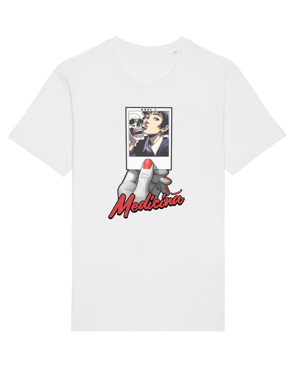 Tricou mânecă scurtă Unisex Rocker White
