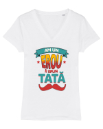 Ziua tatalui Tricou mânecă scurtă guler V Damă Evoker