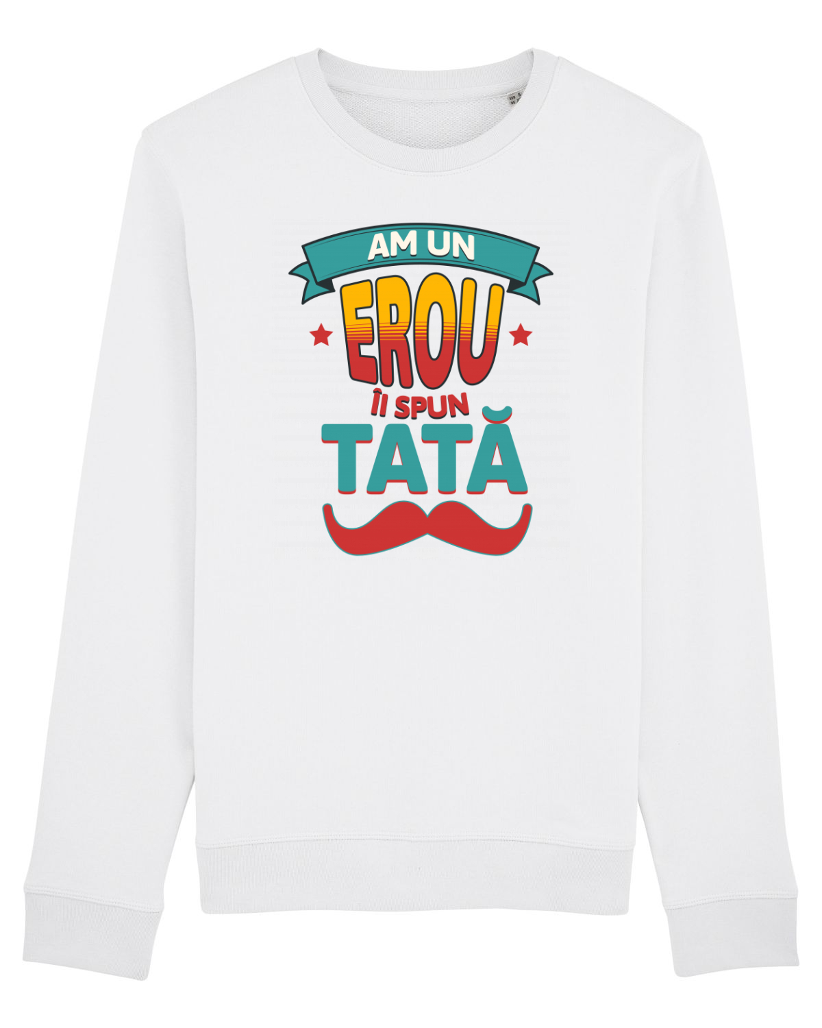 Bluză mânecă lungă Unisex Rise White