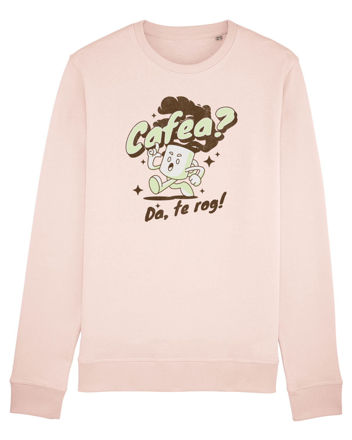 Bluză mânecă lungă Unisex Rise Candy Pink