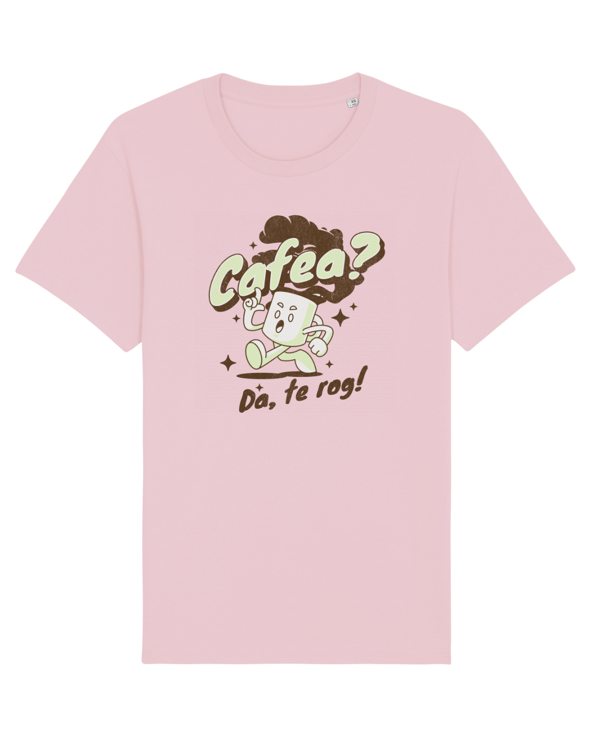 Tricou mânecă scurtă Unisex Rocker Cotton Pink