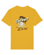 De cafea  Tricou mânecă scurtă Unisex Rocker