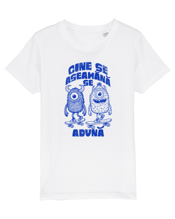 Prietenii skateboard monstri- cine se aseamănă se adună  White