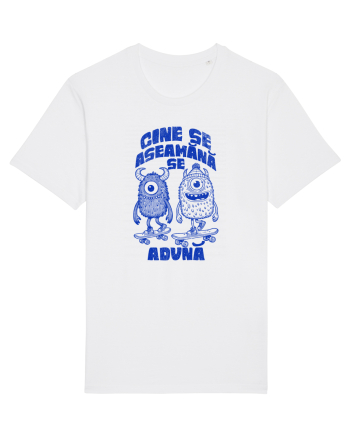 Prietenii skateboard monstri- cine se aseamănă se adună  White