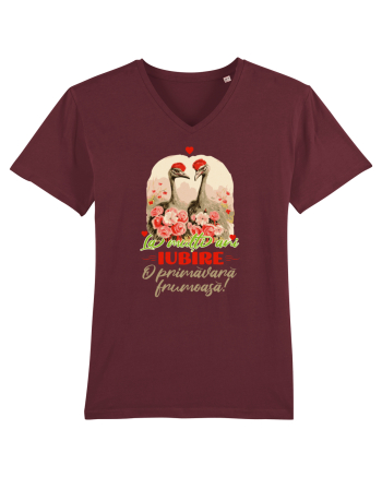 O primăvară frumoasă Iubire Burgundy