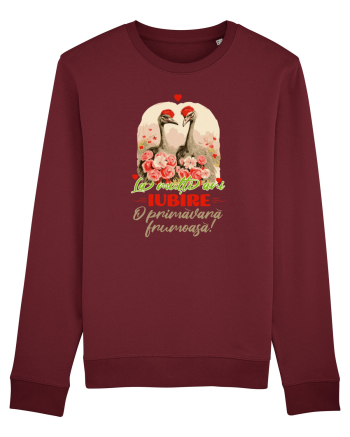 O primăvară frumoasă Iubire Burgundy