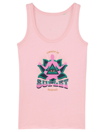 Yoga- Liniște în suflet, respira Cotton Pink