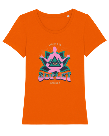 Yoga- Liniște în suflet, respira Bright Orange