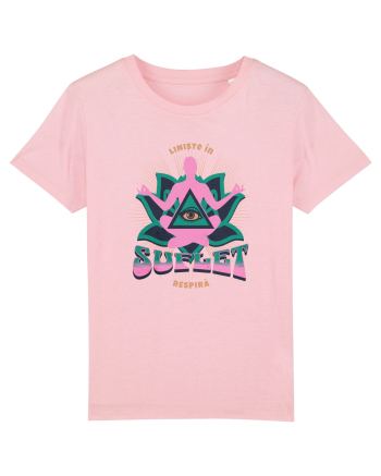 Yoga- Liniște în suflet, respira Cotton Pink