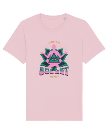 Yoga- Liniște în suflet, respira Cotton Pink
