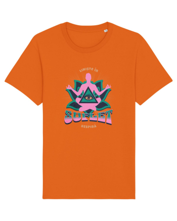 Yoga- Liniște în suflet, respira Bright Orange