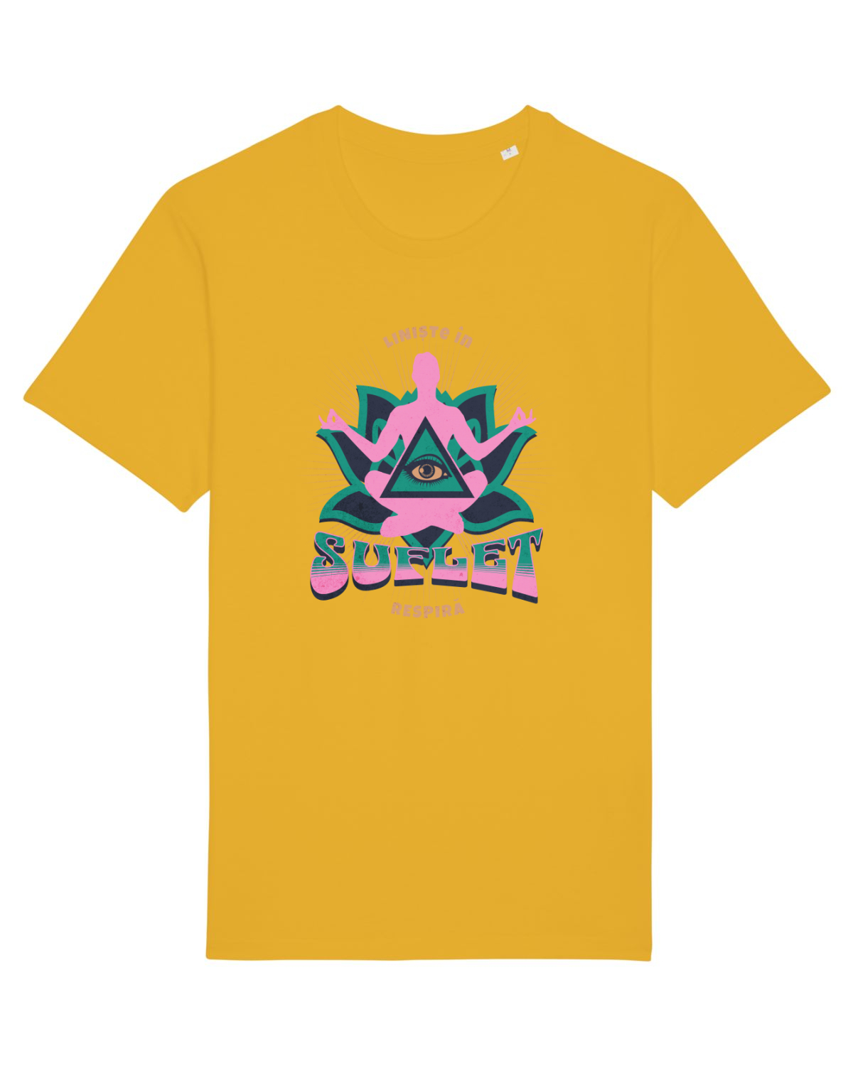 Tricou mânecă scurtă Unisex Rocker Spectra Yellow