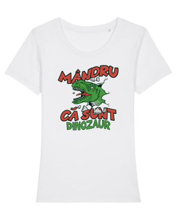 Dinozaur mandru  White