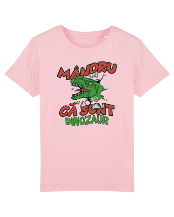 Dinozaur mandru  Cotton Pink