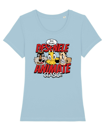 Îmi plac desenele animate clasice Sky Blue