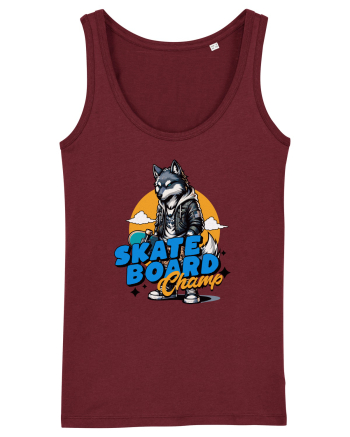 Skateboard champ Burgundy