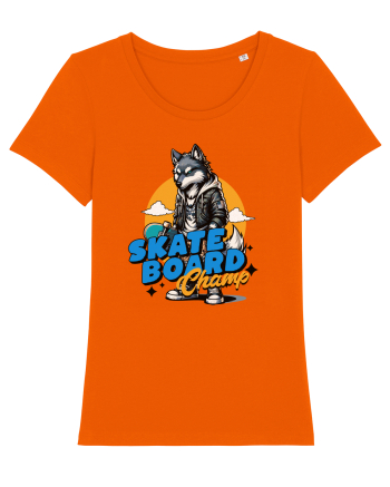 Skateboard champ Bright Orange