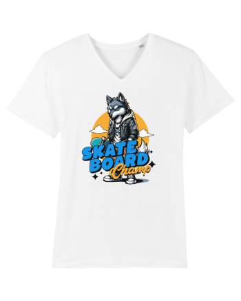 Skateboard champ White