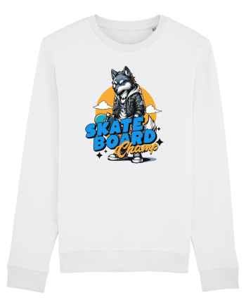 Skateboard champ White