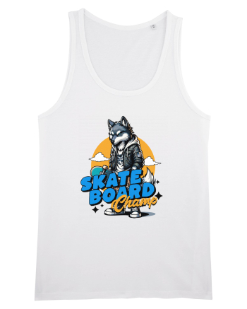 Skateboard champ White
